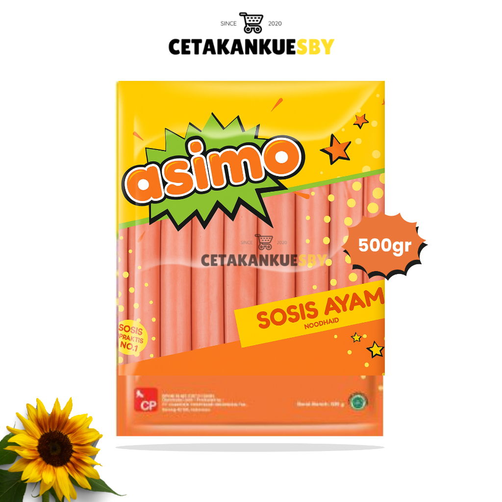

(CKS) ASIMO SOSIS AYAM 500GR | Frozen Food Asimo Sosis Ayam 500gr