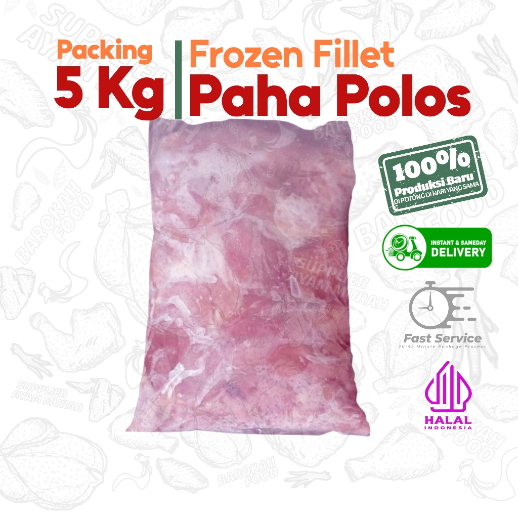 

DAGING FILLET PAHA AYAM FILET FROZEN [ 5Kg ]