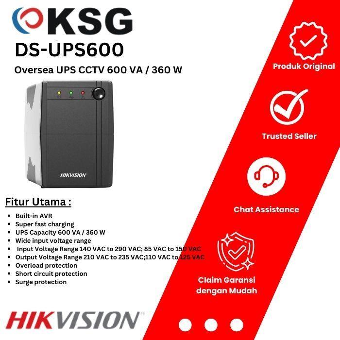 DS-UPS600 Hikvision 600V 360W Uninterruptible Power Supply UPS CCTV