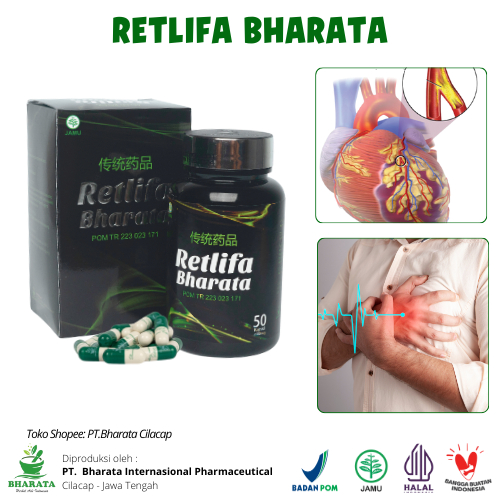 Obat Penyakit Jantung Obat Jantung Koroner Obat Jantung Bengkak RETLIFA BHARATA ORIGINAL