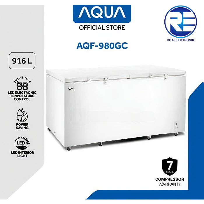 Aqua Frizer Box Kapasitas 980 Liter AQF 980GC