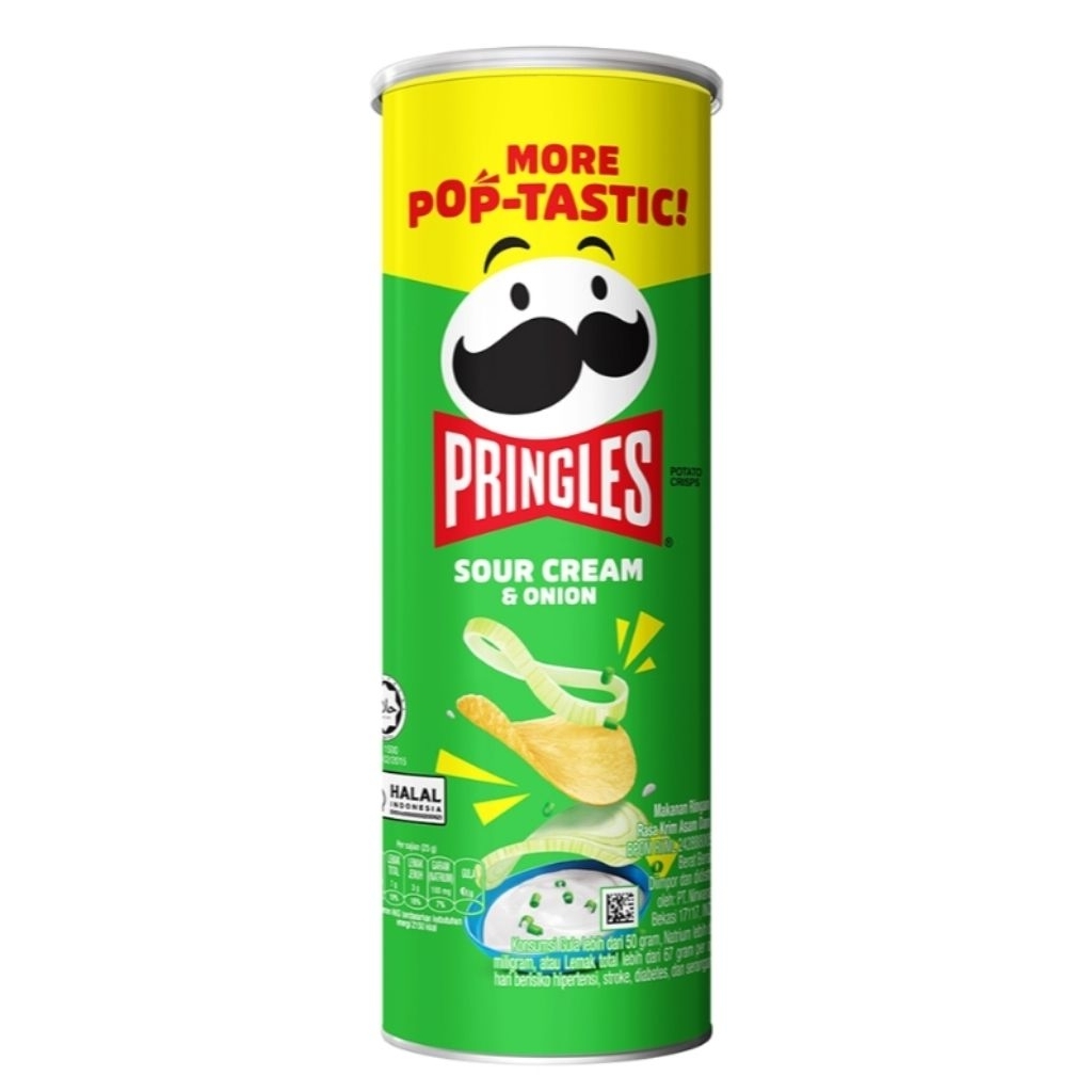 

Pringles Potato Crisps Sour Cream & Onion 102g