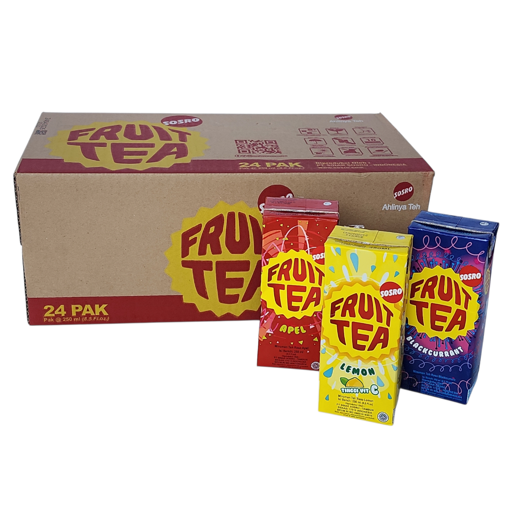 

Fruit Tea RTD Kotak KARTON - Netto 250mL x 24 pcs
