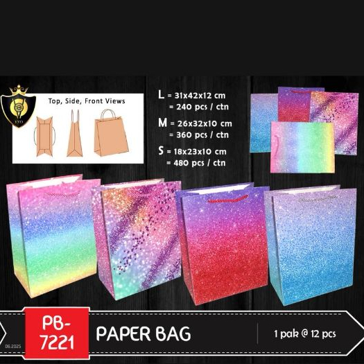

Paperbag Tas Kertas / Paperbag Murah/ Tas Souvenir Kado KODE 7221 L