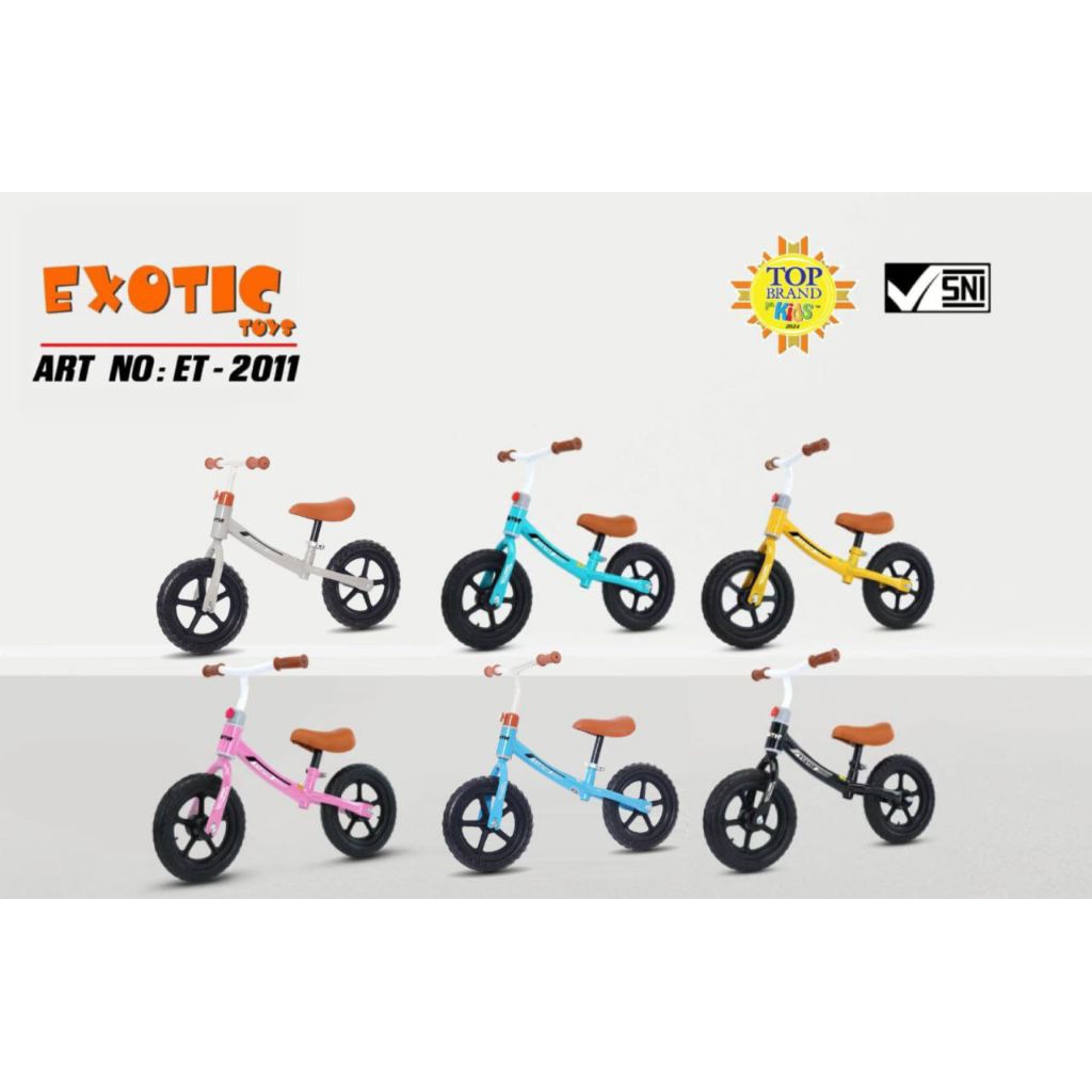 Push Bike Exotic ET 2011 Balance Bike Ban Eva