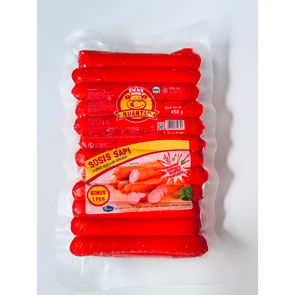 Sosis sapi BARTOZ Muantap 450gr