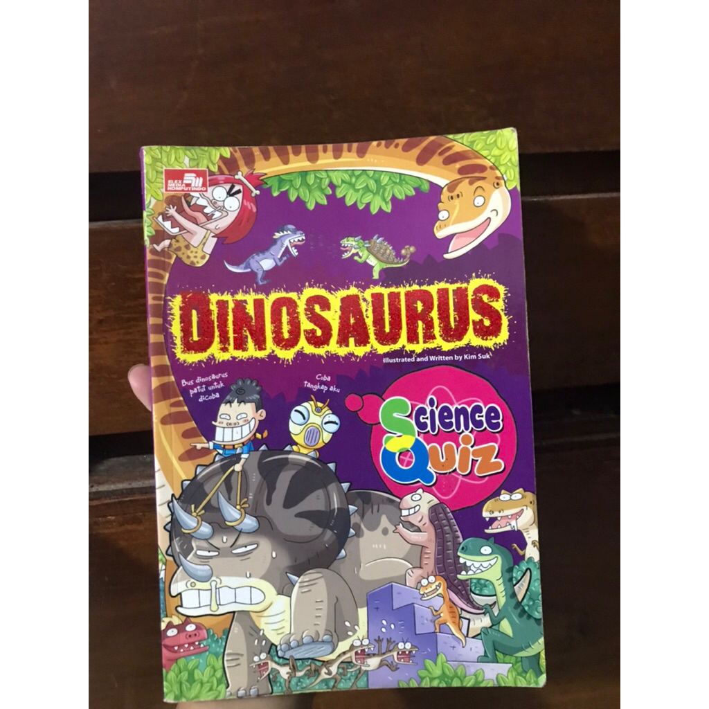 (Preloved) Buku anak: science quiz series dinosaurus