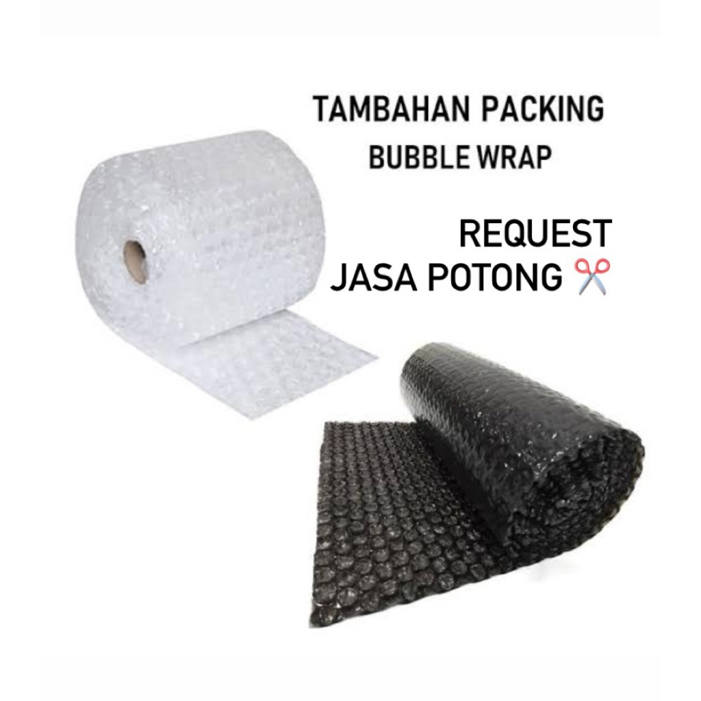 

Bubble Warp Tambahan Packing Aman/Ukuran 25 cmx125cm / JASA REQUEST
