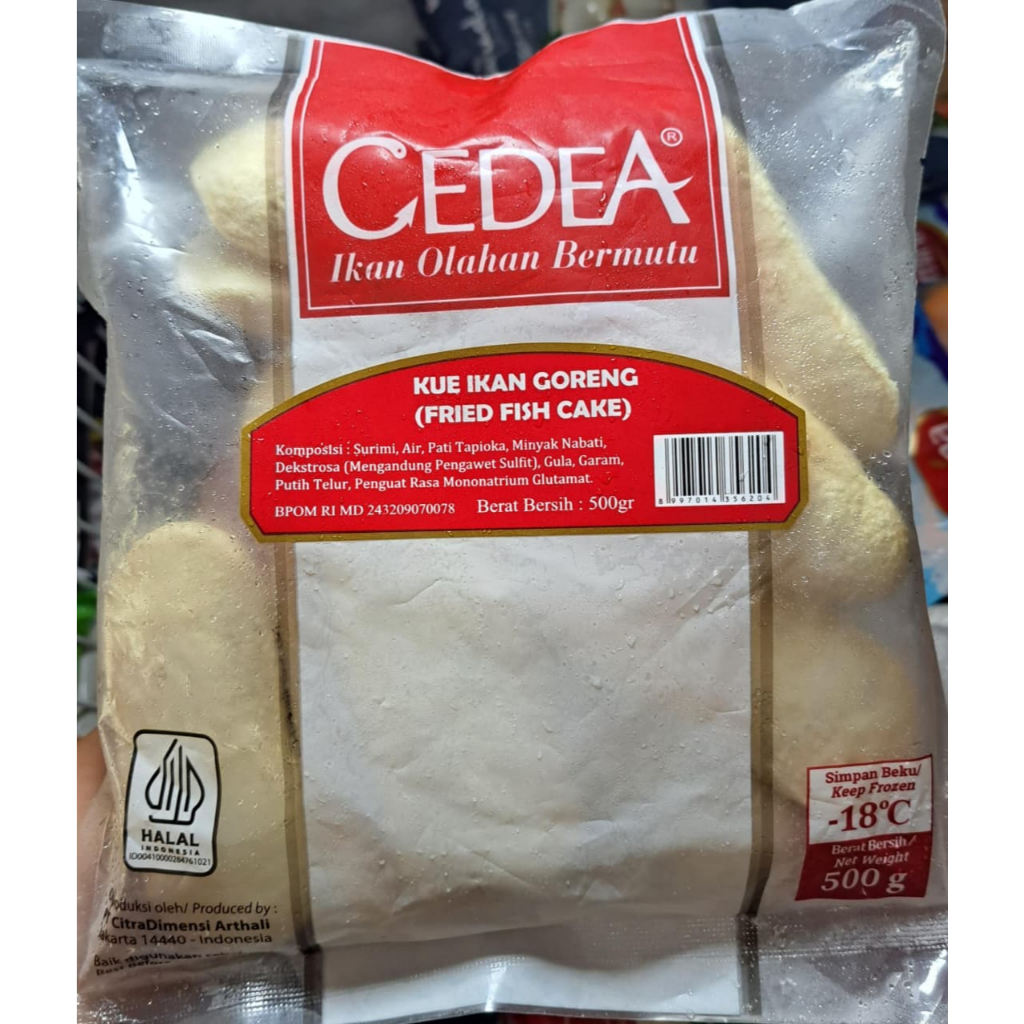 

Cedea Kue Ikan Goreng (Fried Fish Cake) 500g