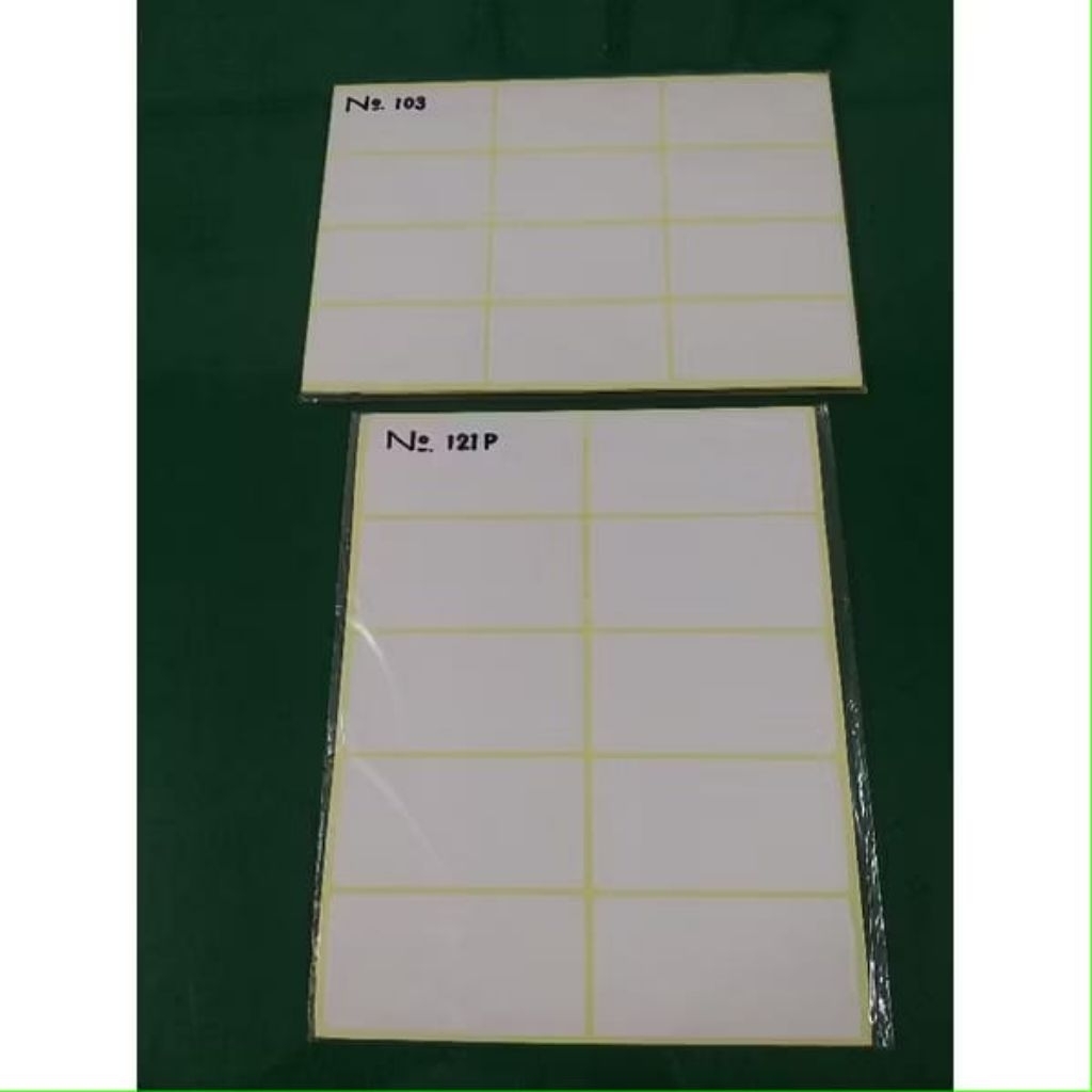 

LABEL NO. 121 / SELF ADHESIVE LABELS / STICKER UNDANGAN