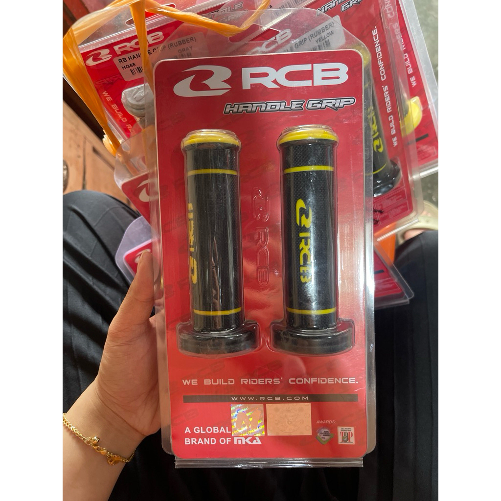 HANDLE GRIP RUBBER RCB ORIGINAL(SARUNG HANDLE,GRIP STANG)