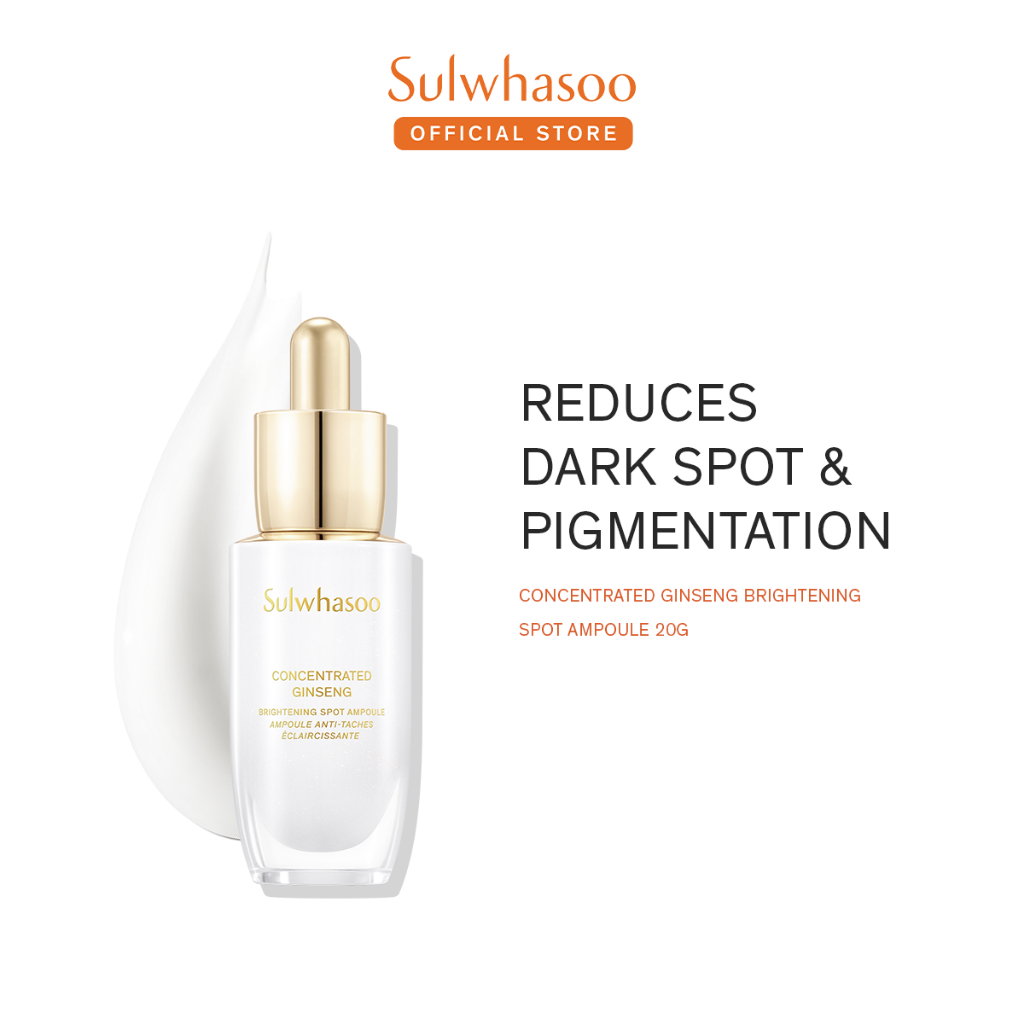Sulwhasoo Concentrated Ginseng Brightening Spot Ampoule 20g - Skincare, Mencerahkan Kulit, Dark Spot