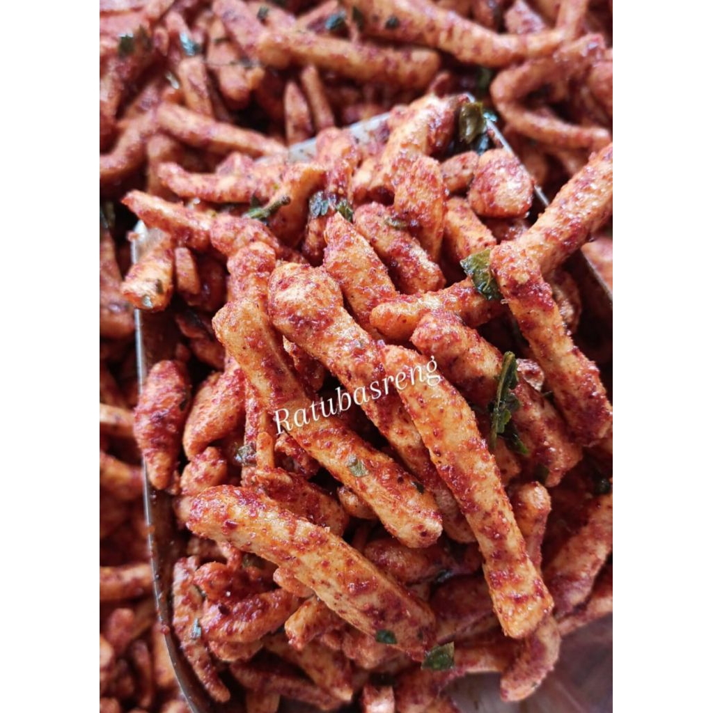 

Basreng stik pedas exstra daun jeruk 250 gram