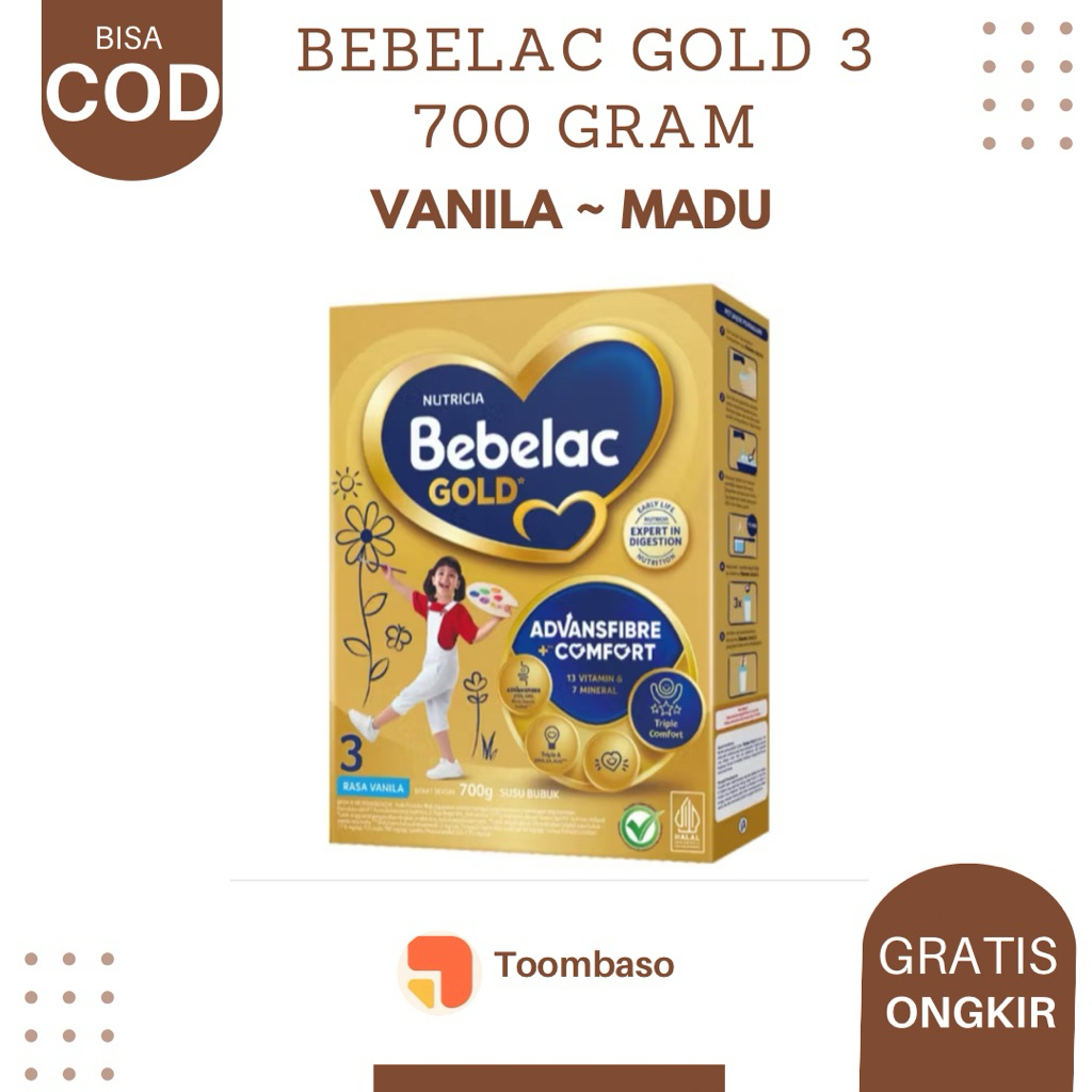 

Bebelac GOLD 3 Vanila / Madu 700gr Termurah BISA COD