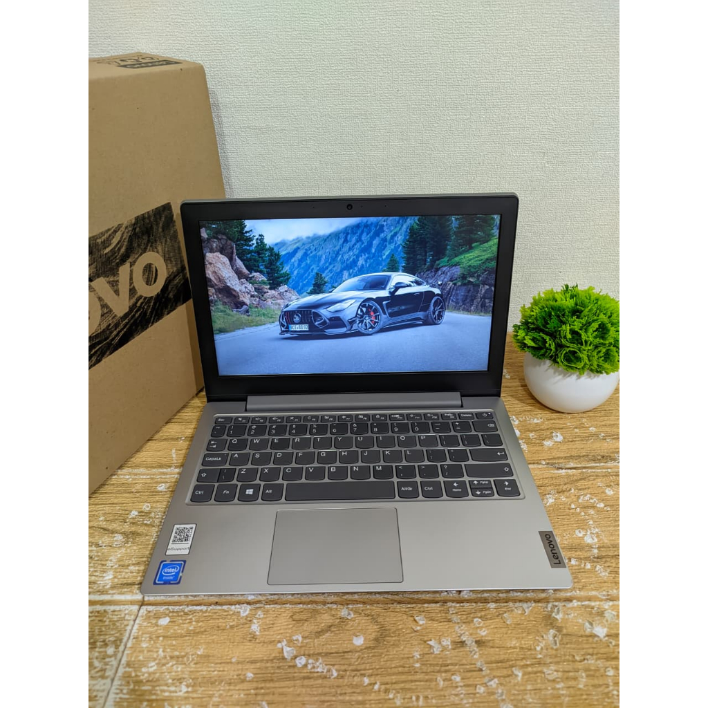 TEBUS MURAH LAPTOP 2 JUTAAN LENOVO IDEAPAD SLIM 1 INTEL N4020 RAM 4GB SSD 256GB 11,6"HD LIKENEW