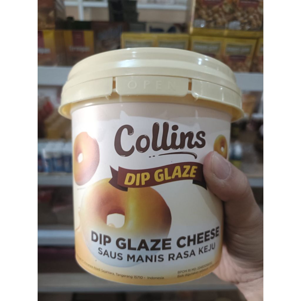 

COLLINS DIP GLAZE KEJU 1KG/TOPING DONAT/SELAI DONAT RASA KEJU