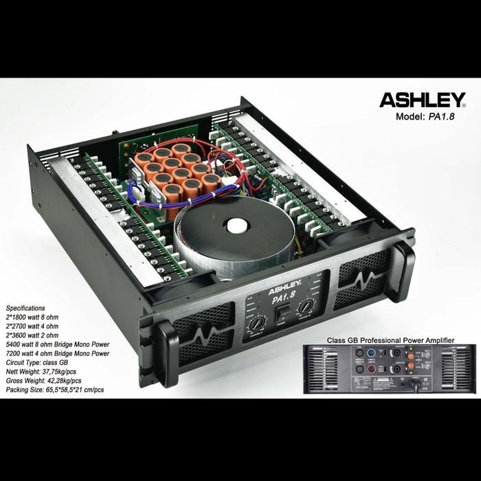 POWER AMPLIFIER ASHLEY PA1.8 CLASS GB