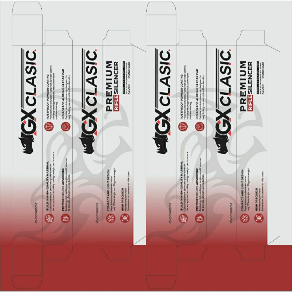 LINK ORDER COSTUM BOX GX CLASIC 2.8 x 2.8 x 18.5 cm