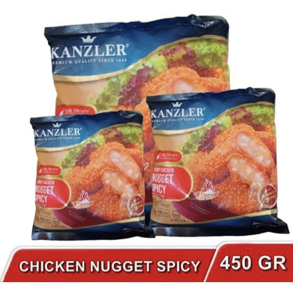 

Kanzler Crispy Chiken Nugget Spicy 450gr