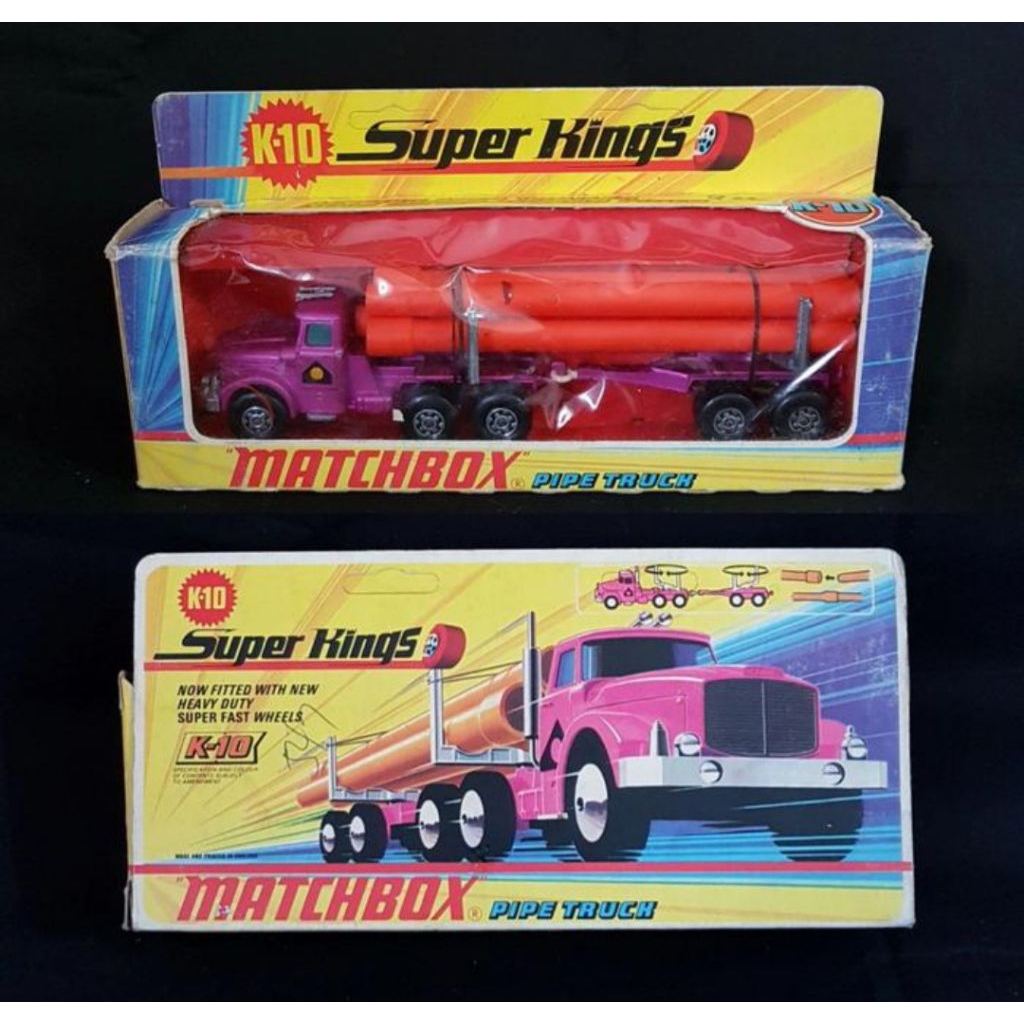 Matchbox Super Kings K10 Pipe Truck