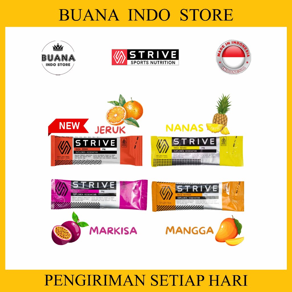 

STRIVE Energy Gel Sachet - Energi Isotonik Saset