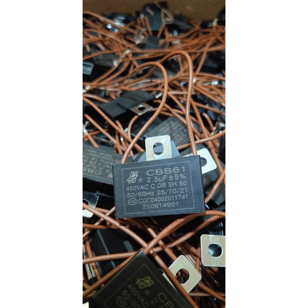 Kapasitor kipas angin maspion CBB61 1.8UF 1.5UF 1.2UF DUDUK DINDING BERDIRI 12 14 16 18 INCH IN