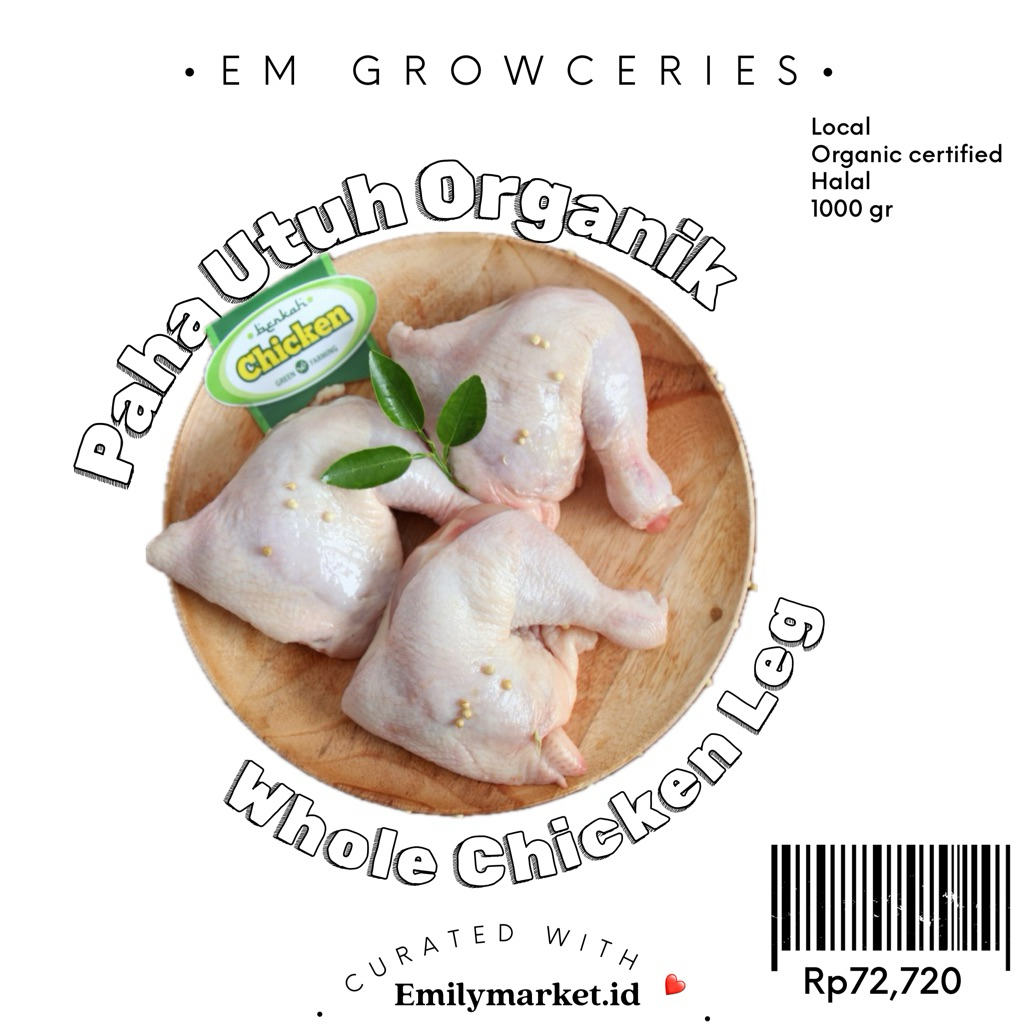 

Paha Utuh Ayam Organik Berkah Chicken / Kualitas Baik