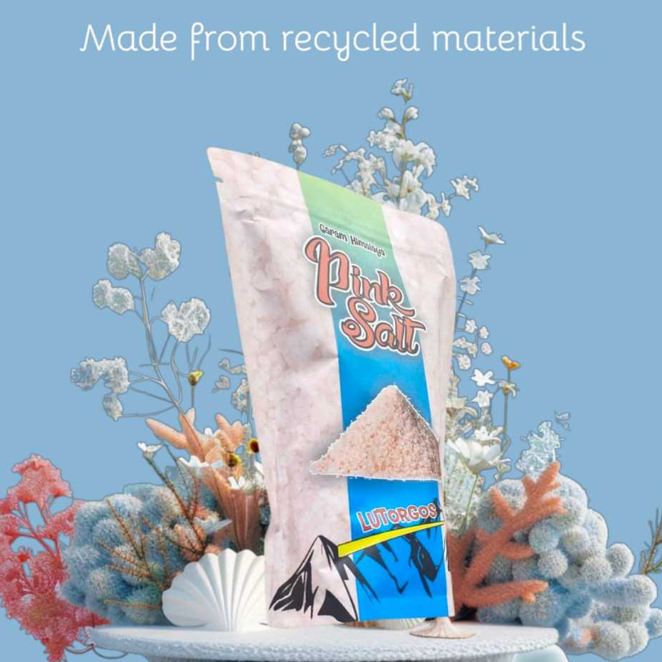 

Garam Himalaya Original 500 GM Organik Himalayan Salt Himsalt Organic LUTORGOS