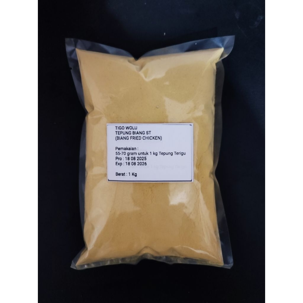

Tepung Biang Ayam Goreng 1 kg Kuning ST (Ayam Geprek/Kriuk/Fried Chicken)