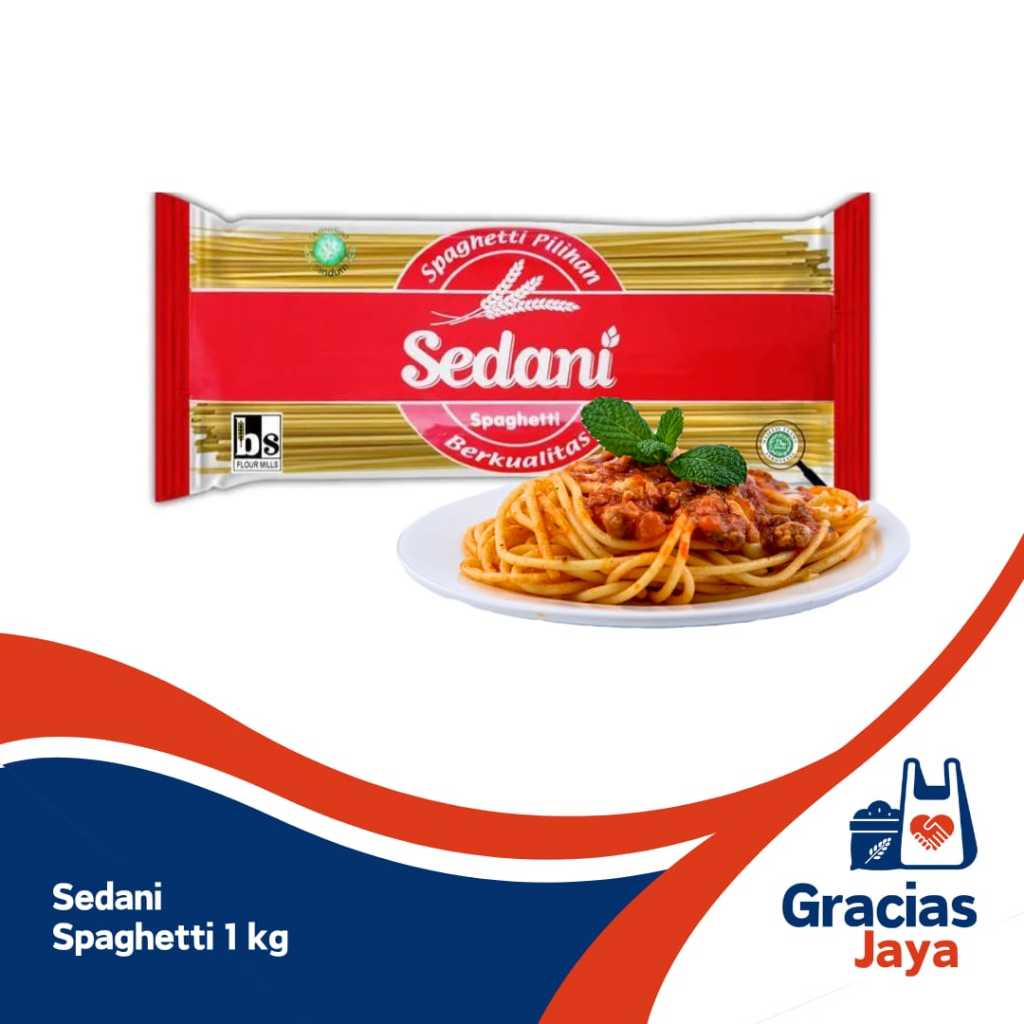 

Sedani Spaghetti Berkualitas 1 kg
