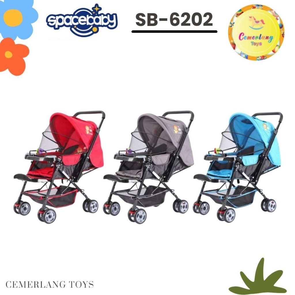 STROLLER SPACEBABY SB-6202