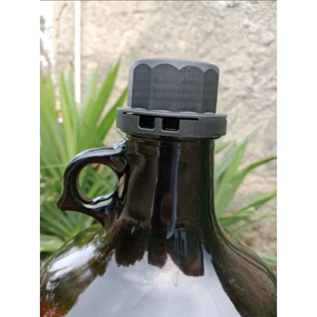 Botol Kaca Coklat 4 liter
