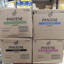 shampoo pantene sachet kartonan