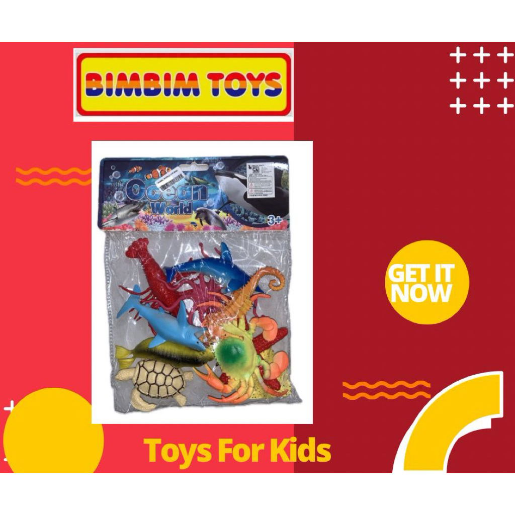 MAINAN OCEA WORLD ANEKA HEWAN LAUT MAINAN HEWAN LAUT MINI