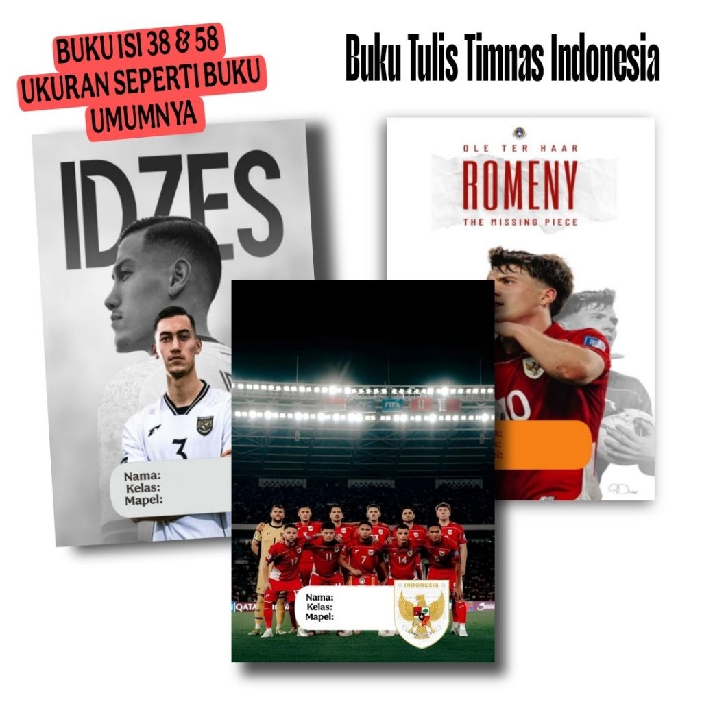 

Buku Tulis Custome Timnas Indonesia