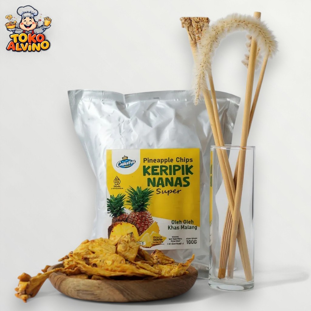 

KERIPIK NANAS SUPER KHAS MALANG 100GR | ASAM MANISNYA NAMPOL, BIKIN AUTO SEGER!