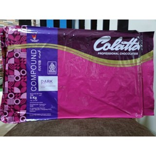 COLATTA DARK CHOCOLATE COMPOUND 5 KG / COLATTA COKLAT BLOK 5 KG