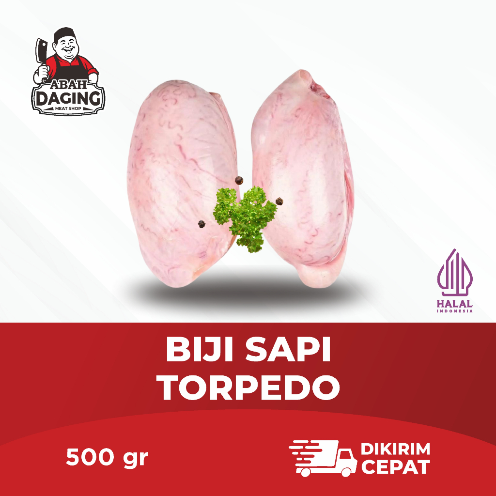 

Biji Sapi Torpedo – Beef Testicles | Halal Siap Masak | Abah Daging