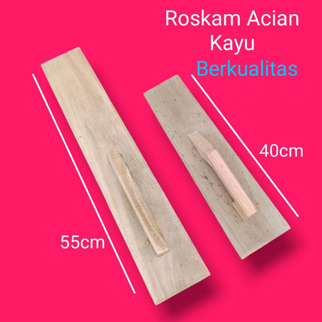 Roskam Kayu Berkualitas - Roskam Trowel Penghalus Acian Semen