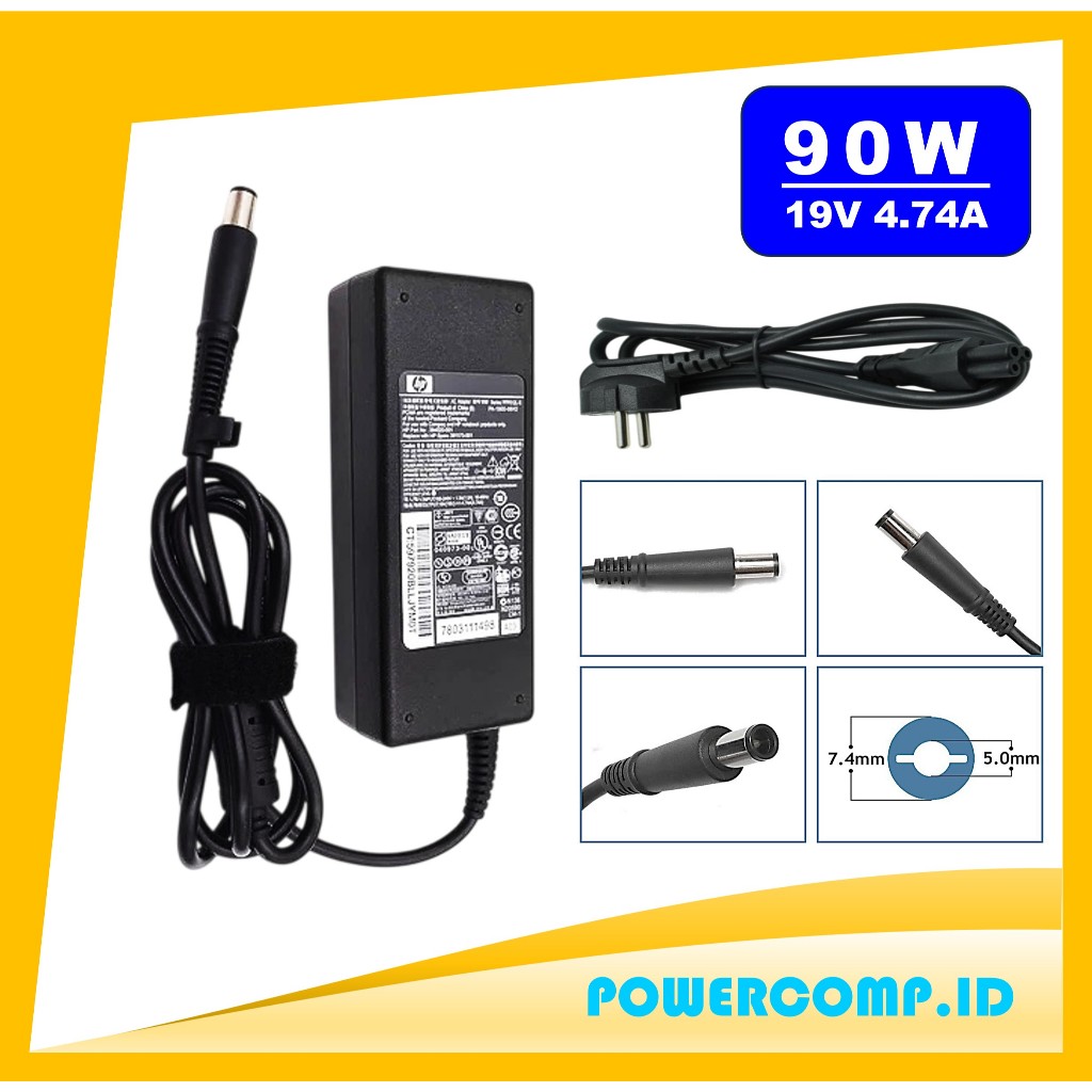90W AC Adapter Laptop Charger Compatible with HP Elitebook 8460P 8770w Pavilion Probook Series Power