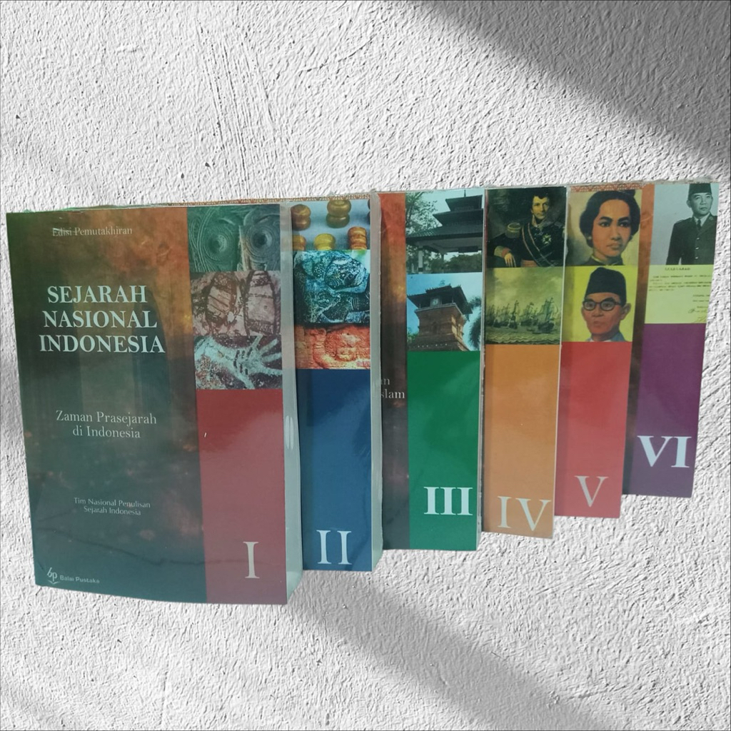 Paket 6 Buku Sejarah Nasional Indonesia - Buku baru dan Beraegel