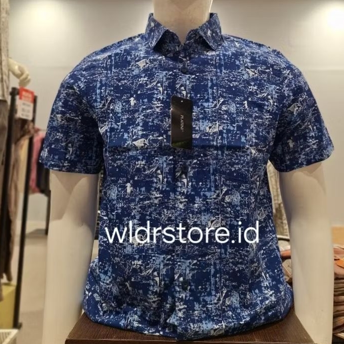 KEMEJA PRIA SLIMFIT BRAND PLATINI ORIGINAL 132144