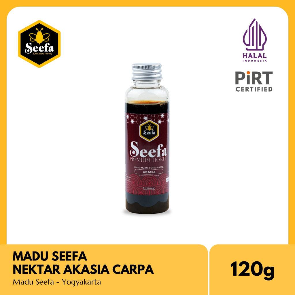 

Madu Akasia Murni Seefa Raw Honey 120 gram Halal Praktis Ekonomis