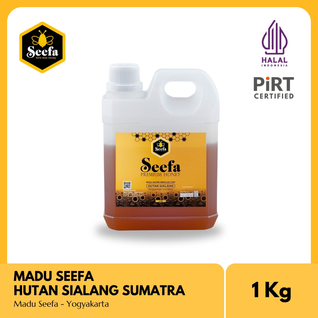 

Madu Hutan Liar Sialang Sumatra Seefa Raw Honey 1 Kg Halal Free Sendok Kayu