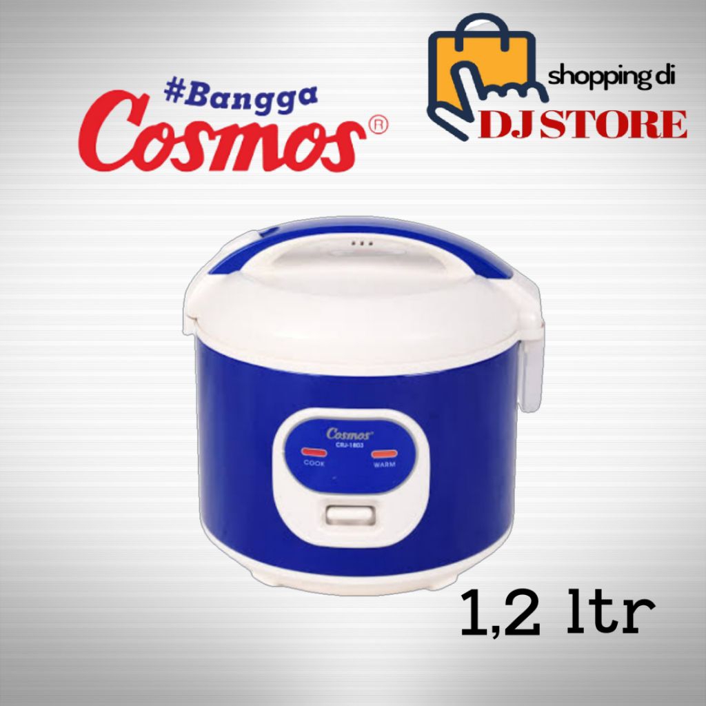 COSMOS rice cooker 1.2 liter crj 1803, magicom cosmos crj1803, magic com cosmos crj-1803