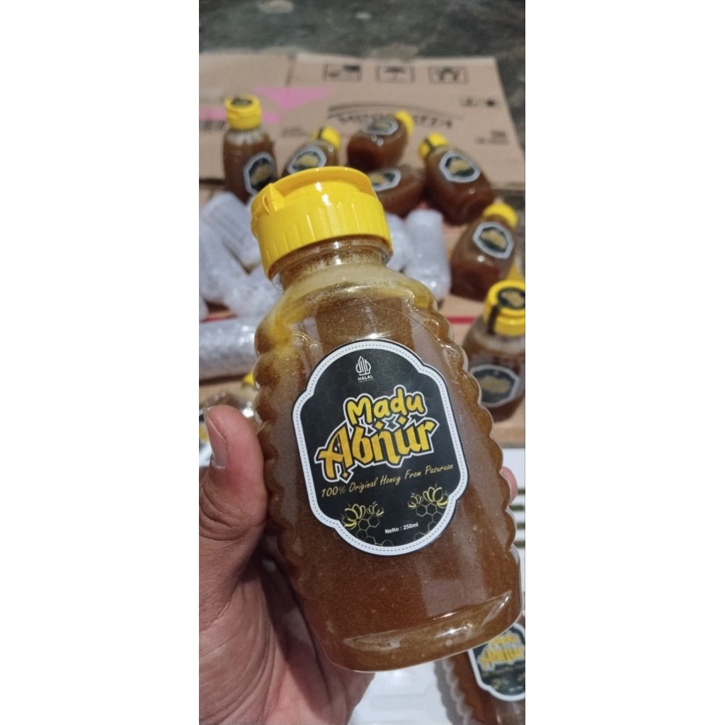 

madu asli liar kemasan 250 mili