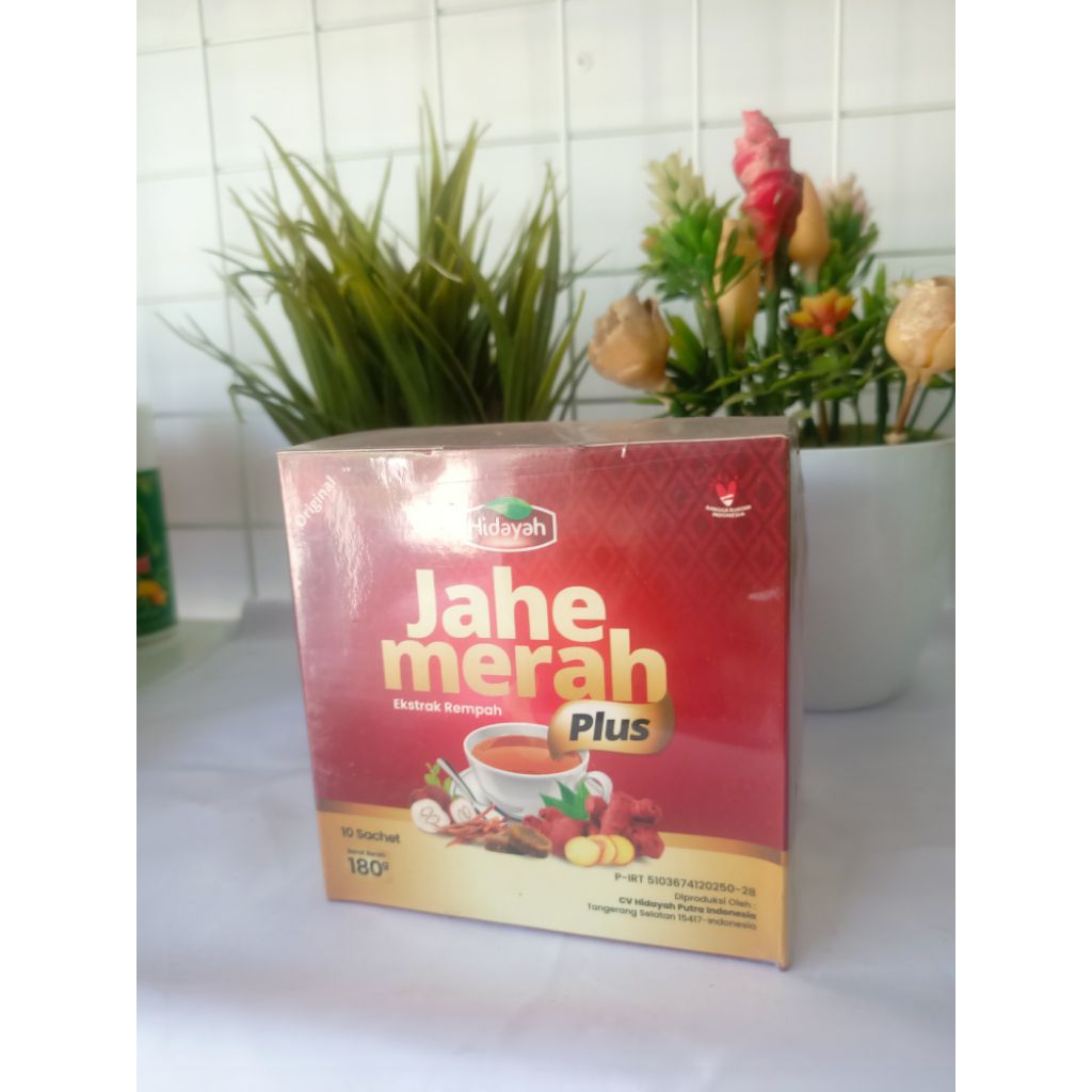 

Jahe Merah Hidayah Box 180 Gr Isi 10 Sacret