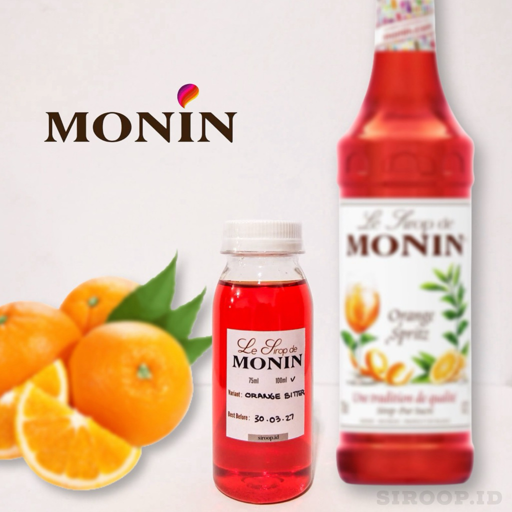 

Monin Orange Bitter Syrup Flavour Repack 30ml 75ml 100ml