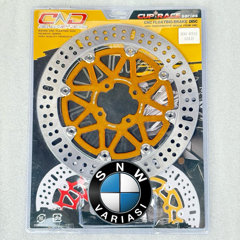PIRINGAN DEPAN CAKRAM DELKEVIC 300MM NINJA R SS CNC FLOATING BRAKE DISK 300MM + BREKET