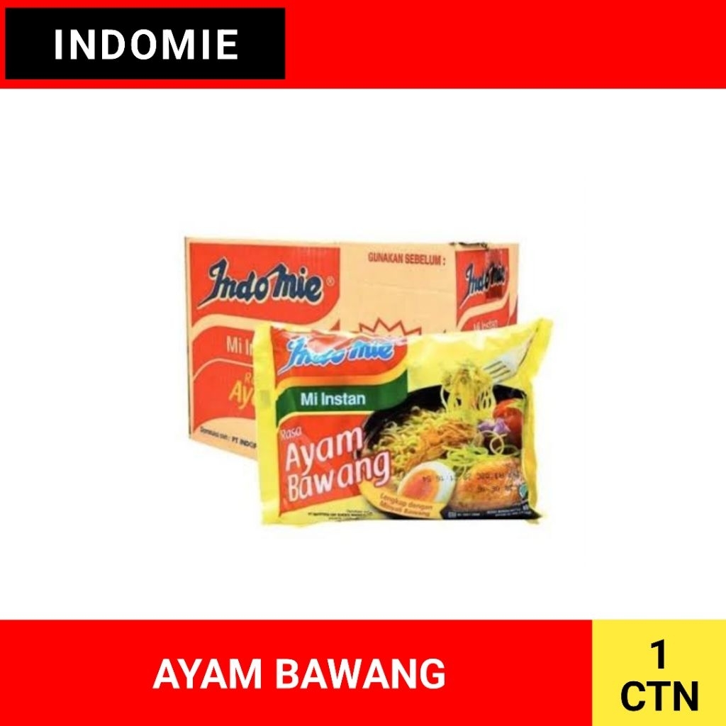 

INDOMIE Indomie rasa ayam bawang 1 dus isi 40 pcs